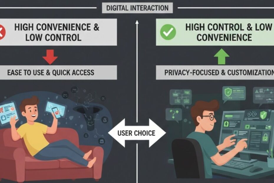 The Trade-Off Between Convenience and Control Online